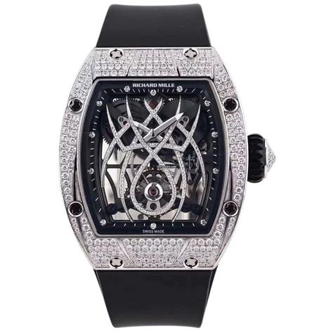 richard mille rm19-01|richard mille watch with diamonds.